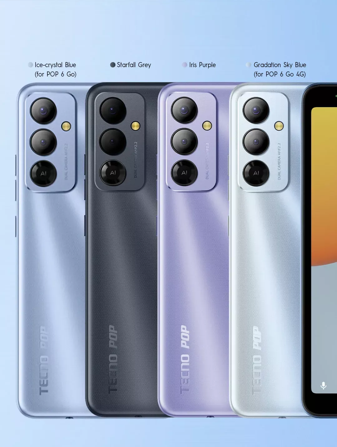 Tecno Pop 6 Go Back Panel